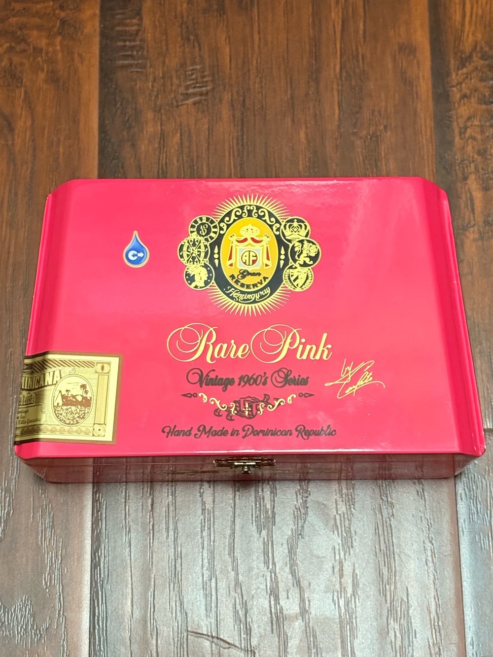 Arturo Fuente Rare Pink Short Story Empty Wooden Cigar Box